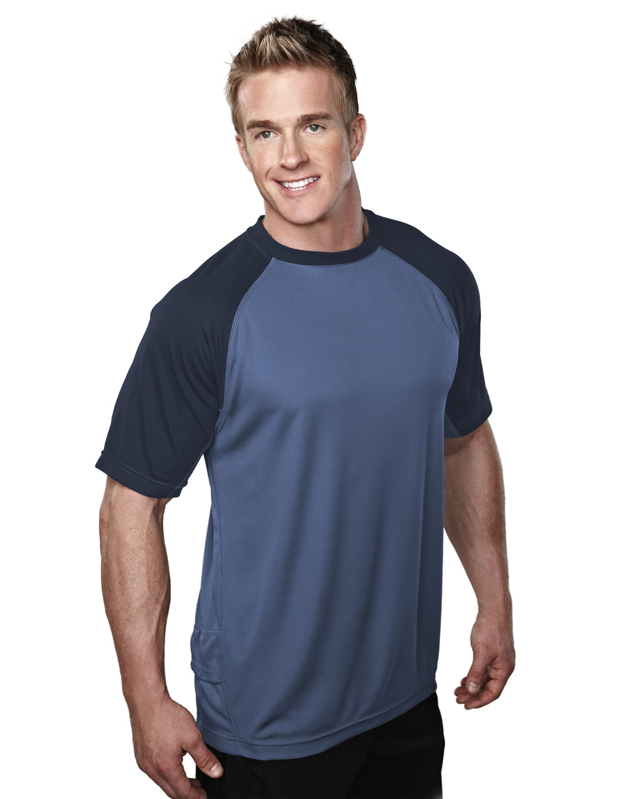 Tri-Mountain Performance Maverick 234 Knit Shirt, 2X-Large, Azure Blue ...