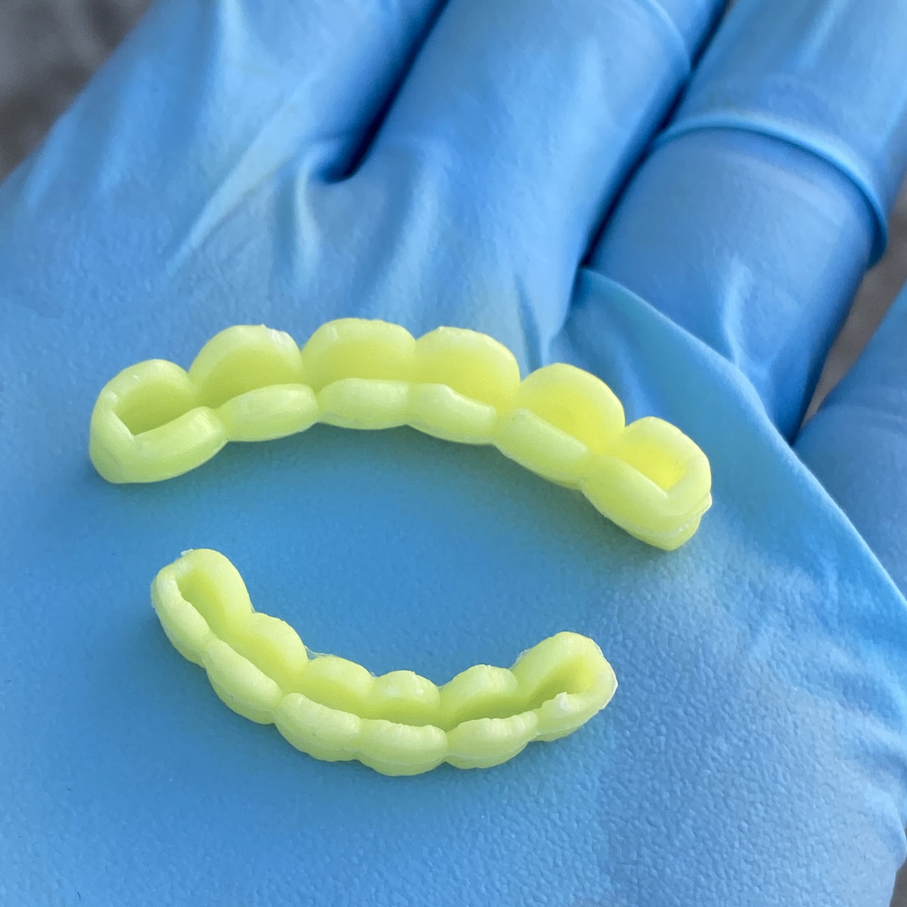 Buy Yellow Silicone Grillz Molding Bars Set For Top & Bottom Teeth