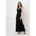 thumbnail image 3 of Miss Lavish London Women's Casual Sleeveless Summer Ankle Length Beach Maxi Long Dress Black-XXL, 3 of 7