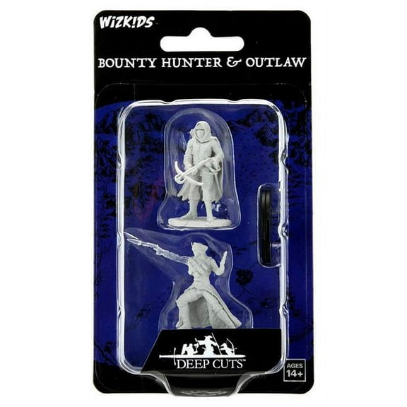 WizKids WZK90339 WZK DC Bounty Hunter & Outlaw W15 Miniature Game - 2 Count