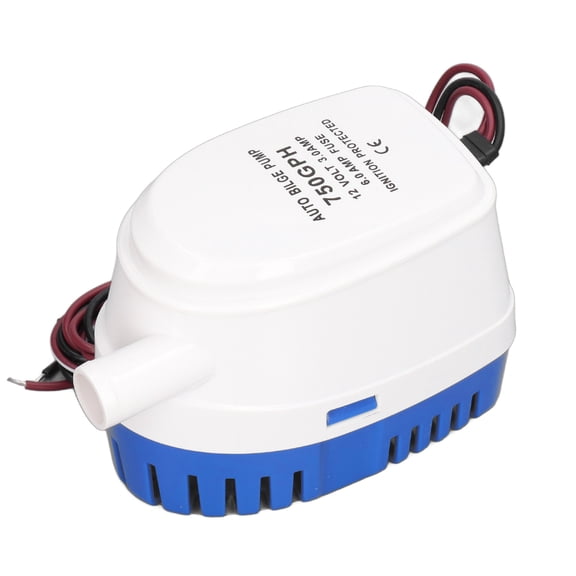 12V Automatic Bilge Pump W/ Filter, Reliable Marine Water Removal For Boats  Yachts
