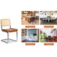 thumbnail image 3 of Upholstered Chairs with Chrome Legs, Sturdy Structure / Suitable for Dining Areas, 3 of 5