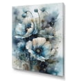 thumbnail image 2 of Designart "Serenade With A Blue And White Poppy Bouquet I" Poppy Wall Decor, 2 of 7