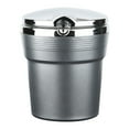 thumbnail image 2 of Clearance Storage Containers under $6 Car Ashtray Cup Holder LED Portable Car Truck With Lid Suitable For Home Car Ashtray, 2 of 9