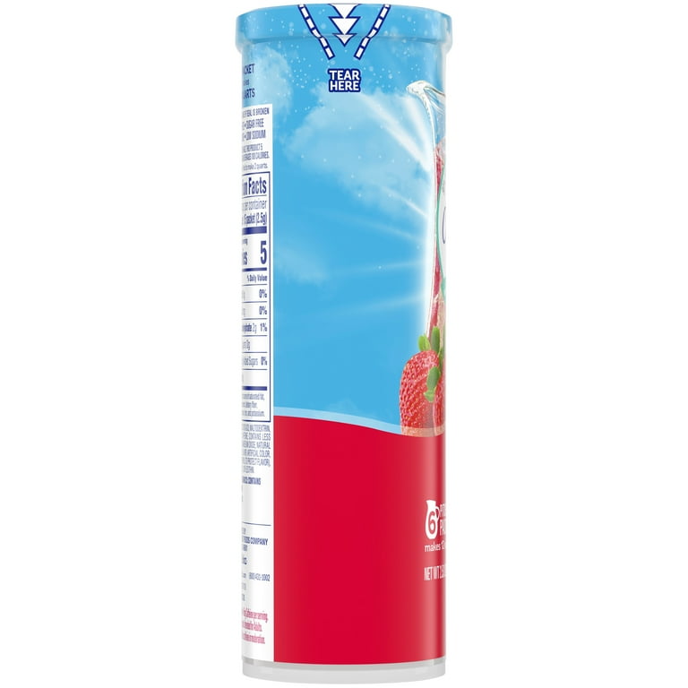 Crystal Light Wild Strawberry Powdered Drink Mix, 6 ct Pitcher