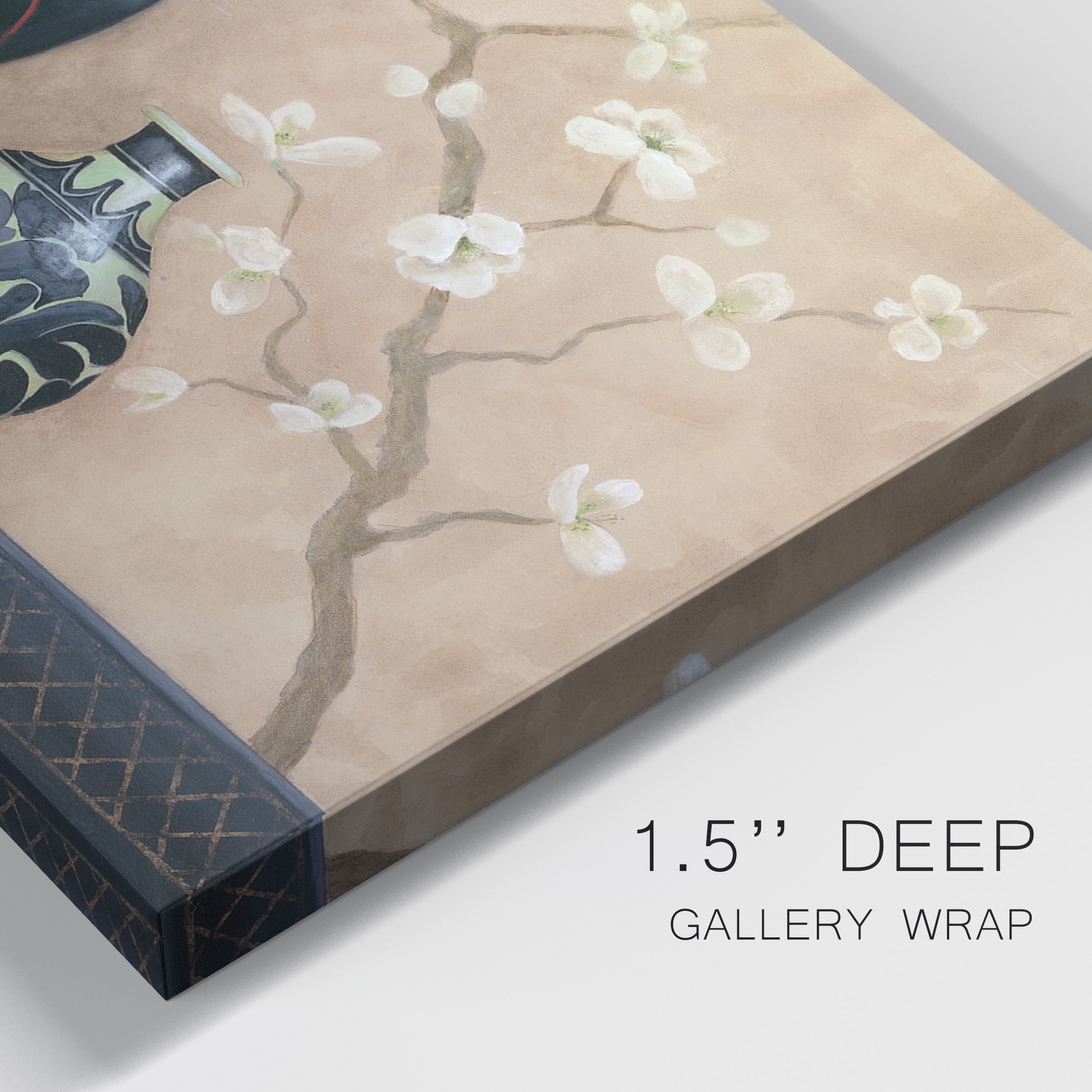 Asian Calm I Premium Gallery Wrapped Canvas - Ready to Hang - Set of 2 - 40 x 60 Each