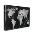 thumbnail image 2 of Stupell Weathered Black World Map Travel & Places Painting Gallery Wrapped Canvas Print Wall Art, 2 of 5