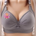 thumbnail image 2 of Wiyuqeen Women's Push up Bra BC Cups Inspirational Graphic Adjustable Straps Wireless Comfort T-Shirt Bras Full Support, 2 of 5