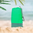 thumbnail image 3 of Couverture de Plage Sans Sable 78 Pouces x 55 Pouces Imperméable Tapis de Plage Extérieur, Nylon Doux Séchage, Couverture de Poche Compacte pour Camping, Randonnée, Festivals de Musique, Voyage, Lavable en Machine (Vert), 3 of 6