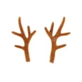 thumbnail image 4 of 1 Par Juguete de Simulación Modelo de Cuernos de Venado Plástico Ornamento de Pared Casa 7cm CUTICAT Realistic Deer Antlers Toy, 4 of 7