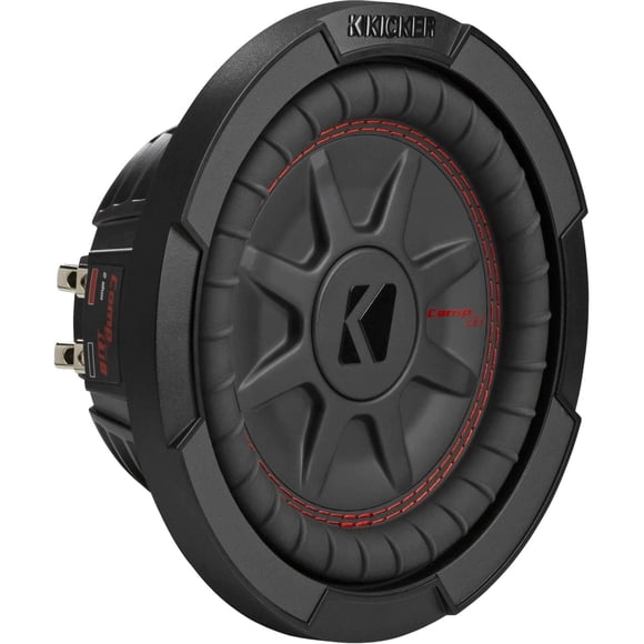 Subwoofer KICKER ComPRT 48CWRT82, 8 pulgadas, doble, 2 ohmios, 300 W