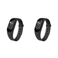thumbnail image 1 of babydream1 M4 Smart Bracelet Step Counting Pressure Health Black 2Set, 1 of 6