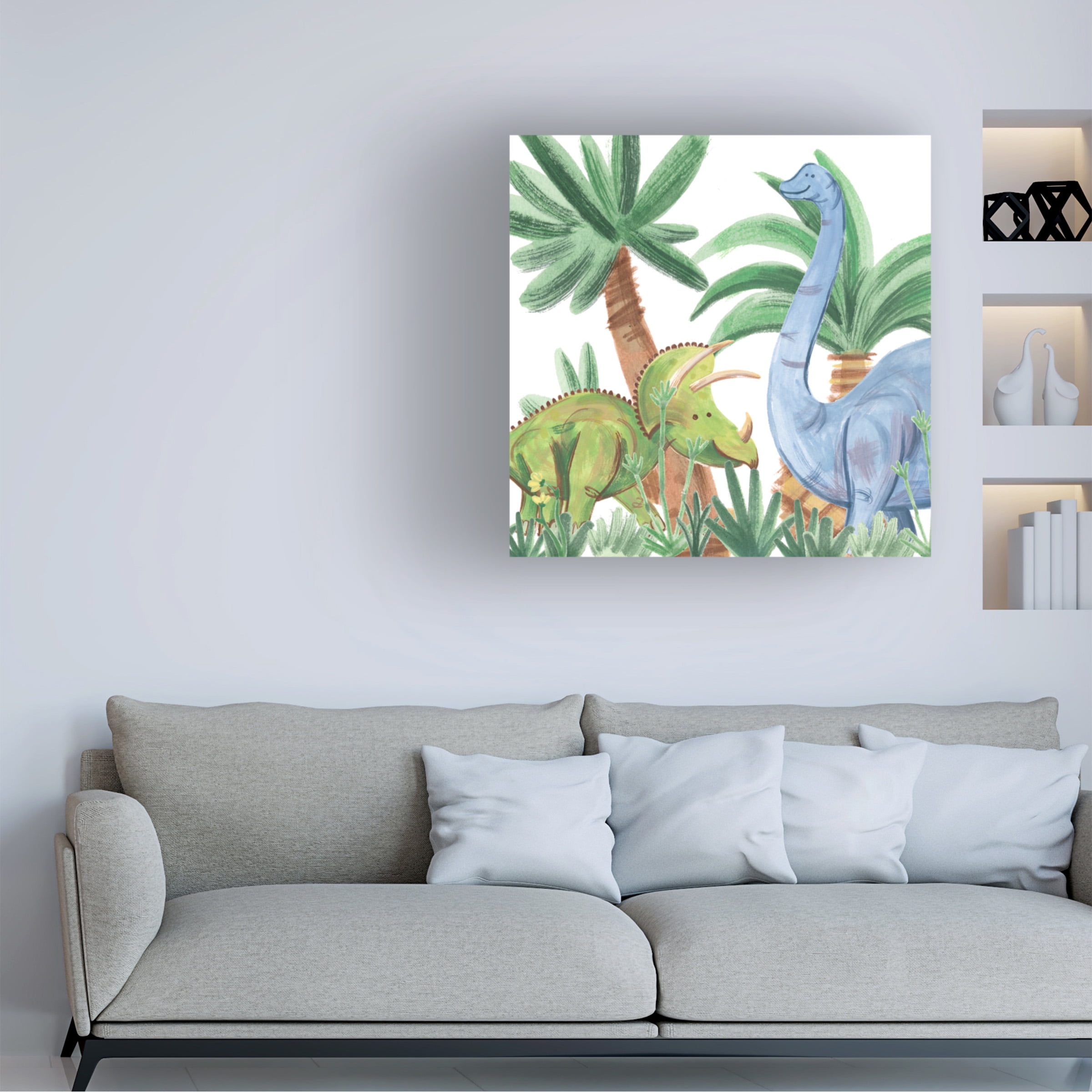 Jamie Douglas 'Dino Buddies II' Canvas Art