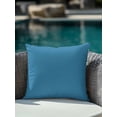 thumbnail image 4 of 1 Pack Outdoor Throw Pillow, Blue Waterproof Pillow with Insert Included, Modern Pure Wave Ride Decorative Accent Cushion Sofa Pillows for Patio Porch, 18 x 18 In, 4 of 8