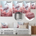thumbnail image 4 of Designart "Pink Flamino Photography II" Animals Flamingo Wall Art For Kitchen, 4 of 5