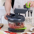 thumbnail image 3 of High Capacity Manual Meat Grinders Vegetable Plastic Stand Pepper Food Chopper Meat Grinder Tools Kitchen Supplies ,Easy Installation, 3 of 4
