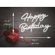 thumbnail image 2 of Letrero LED de neón Ulalaza Happy Birthday, 42 x 28 cm, USB 5 V, 2 of 9