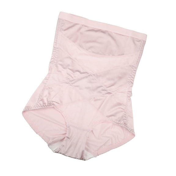 Vocoste High Waist Women Slimming Body Shaping Tummy Control Shapewear Control Panties Underwear XL Pink