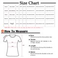 thumbnail image 3 of Pompotops Femme Été Col Rond Manches Courtes Solide Casual T-shirt Blouse, 3 of 8