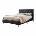 thumbnail image 1 of K&amp;B Furniture Modern Upholstered Tufted Platform Bed, 1 of 5