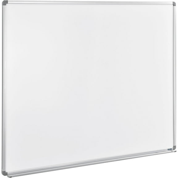 60"W x 48"H Porcelain Dry Erase White Board, Aluminum Frame