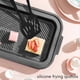 thumbnail image 4 of 2 Pcs Silicone Slotted Fish Turner Spatula, Spatulas for Non Stick Cookware Baking,Cooking,Heat ,Bla, 4 of 5