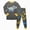 G167-Dark Gray, variant on masbird 2 Piece Pajamas Toddler Kids Boys Girls Pajamas Cars Kids Pj's Long Sleeve Sleepwear Clothes Set Outfits Kids Pajamas(Black,2-3 Y)