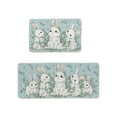 thumbnail image 3 of PEIBang Happy Easter Kitchen Rugs Set of 2,Bunny Rabbits Kitchen Mats Low Profile Floor Mat for Easter Holiday Party Home Decoration, 3 of 6