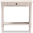 thumbnail image 4 of Baxton Studio Ariella Table Console 32 Pouces en Blanchi, 4 of 12