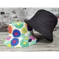thumbnail image 2 of XINQIHANG Unisex Print Double Side Wear Reversible Bucket Hat, 2 of 7
