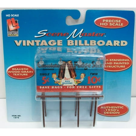 - Life Like 1675 HO Chocolate Fudge Sticks Billboard