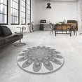 thumbnail image 3 of Ahgly Company Indoor Rectangle Patterned Battleship Gray Area Rugs, 7' x 9', 3 of 6