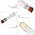 thumbnail image 4 of MasteelfCA Double-ended Makeup Brush Multi-use Foundation Concealer Loose Powder Brush, 4 of 7