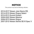 thumbnail image 2 of SIM Front Semi-Metallic Disc Brake Pads SIM-1374 for Car Nissan Rogue Sentra Maxima Juke Suzuki Kizashi Select, 2 of 8