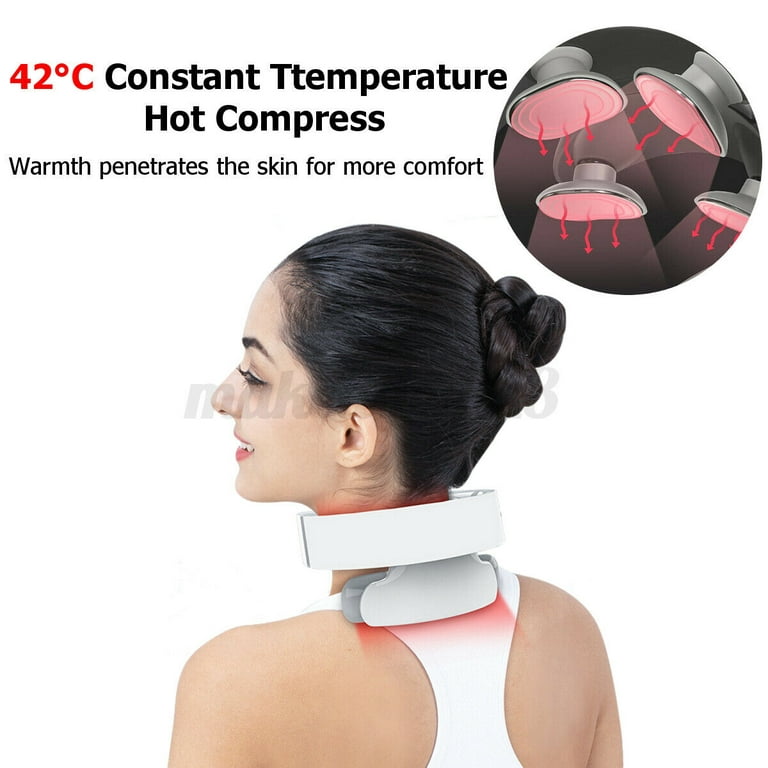 Electric Neck Massager With Heat Intelligent Neck Massager, Deep Tissue  Trigger Point Massager, Cordless Portable Neck Massager For Home, Outdoor