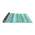 thumbnail image 2 of Ahgly Company Indoor Square Solid Light Blue Modern Area Rugs, 6' Square, 2 of 4