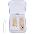 thumbnail image 4 of Set Shining Hollow Chain Hip Hop False Teeth Set  Festival Teeth Decoration Brace, 4 of 8