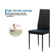thumbnail image 2 of Mefine Black Chair for Bedroom,Dining Chairs Set of 4 Kitchen Room Chairs Easy Assembly, 2 of 6