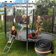 thumbnail image 3 of 6 Piezas Fundas de Espuma para Postes de Trampolín de 35,4 Pulgadas, Protector de Resortes, Acolchado, Accesorios para Trampolín Infantil, e, 3 of 5