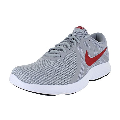 freno libro de texto juego Nike Men's Revolution 4 Running Shoe Wide 4E Wolf Grey/Gym Red/Stealth Size  9.5 Wide 4E - Walmart.com