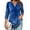 Blue Floral, variant on Zeagoo Quarter Sleeve Tops for Women Tunic Blouses V Neck Tee Shirts Tunics Blouses for Women