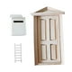 thumbnail image 4 of Accesorios de exhibición, puerta de casa de muñecas a escala 1:12 para dormitorio, escena de bricolaje Estilo B, 4 of 6