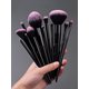 thumbnail image 2 of 17 herramientas de maquillaje, juego de 12 brochas de maquillaje facial con maquillaje, huevo, triángulo, soplo de polvo, cubo de almacenamiento de brochas de maquillaje, herramientas de maquillaje, 2 of 2