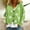 Green, variant on Women's Cute Daisy Cardigans Long Sleeve V Neck Button Down Casual Open Front Loose Oversized Sweater Jackets