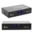 thumbnail image 1 of Interruptor de monitor VGA Divisor VGA Cables Interruptor VGA Dual Para Monitorios Duales, 1 of 7