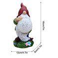 thumbnail image 3 of Giunmcul Today Discount New Solar Gnome Dwarf Glass Lamp Resin Decorative Lamp, 3 of 4