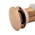thumbnail image 4 of Zerodis G1-1/4 - Tapón de desagüe de latón para fregadero de ba?o, sin rebosadero (oro rosa) Ecomeon no, 4 of 6
