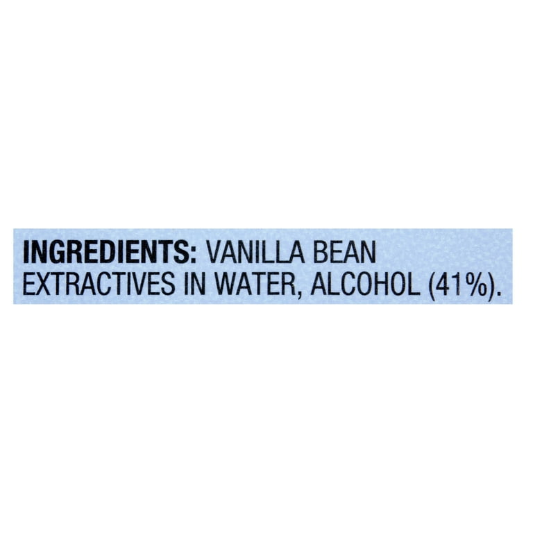 Great Value Pure Vanilla Extract, 1 fl oz (Ambient, Plastic Container)