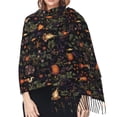 thumbnail image 5 of Shawl Wraps for Women - Pumpkin Plant Garden Oversized Fall Winter Fashion Blanket Scarf for Women, 5 of 6