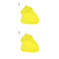 thumbnail image 1 of Monstrate Cubierta de zapatos Protector de zapatos impermeable de silicona Cubrezapatos antideslizantes resistentes al desgaste, Amarillo, L Amarillo L 2piezas, 1 of 6